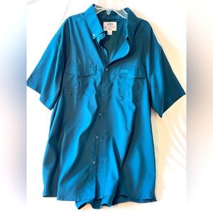 AFTCO Men's UV Protection, Vented Short-Sleeve Fishing Shirt. Gift, never worn.
